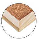 Pryma Lavagna in Sughero da Parete – Bacheca con 7 Puntine Incluse – Pannello Porta Appunti per Ufficio, Casa e Scuola (50x70 cm)