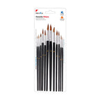 Pennelli Da Pittura | 12 Misure - 1-12# (Punta Tonda)