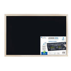 Pryma Lavagna Nera - Lavagna Scrivibile per Ufficio, Casa, Scuola, Ristorante - Design Elegante (40X60Cm)