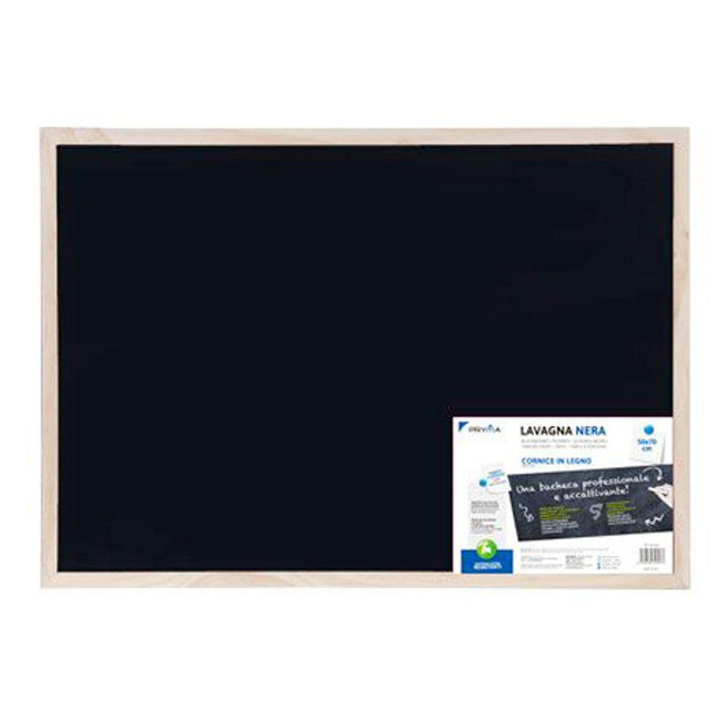 Pryma Lavagna Nera - Lavagna Scrivibile per Ufficio, Casa, Scuola, Ristorante - Design Elegante (50X70Cm)