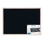 Pryma Lavagna Nera - Lavagna Scrivibile per Ufficio, Casa, Scuola, Ristorante - Design Elegante (50X70Cm)