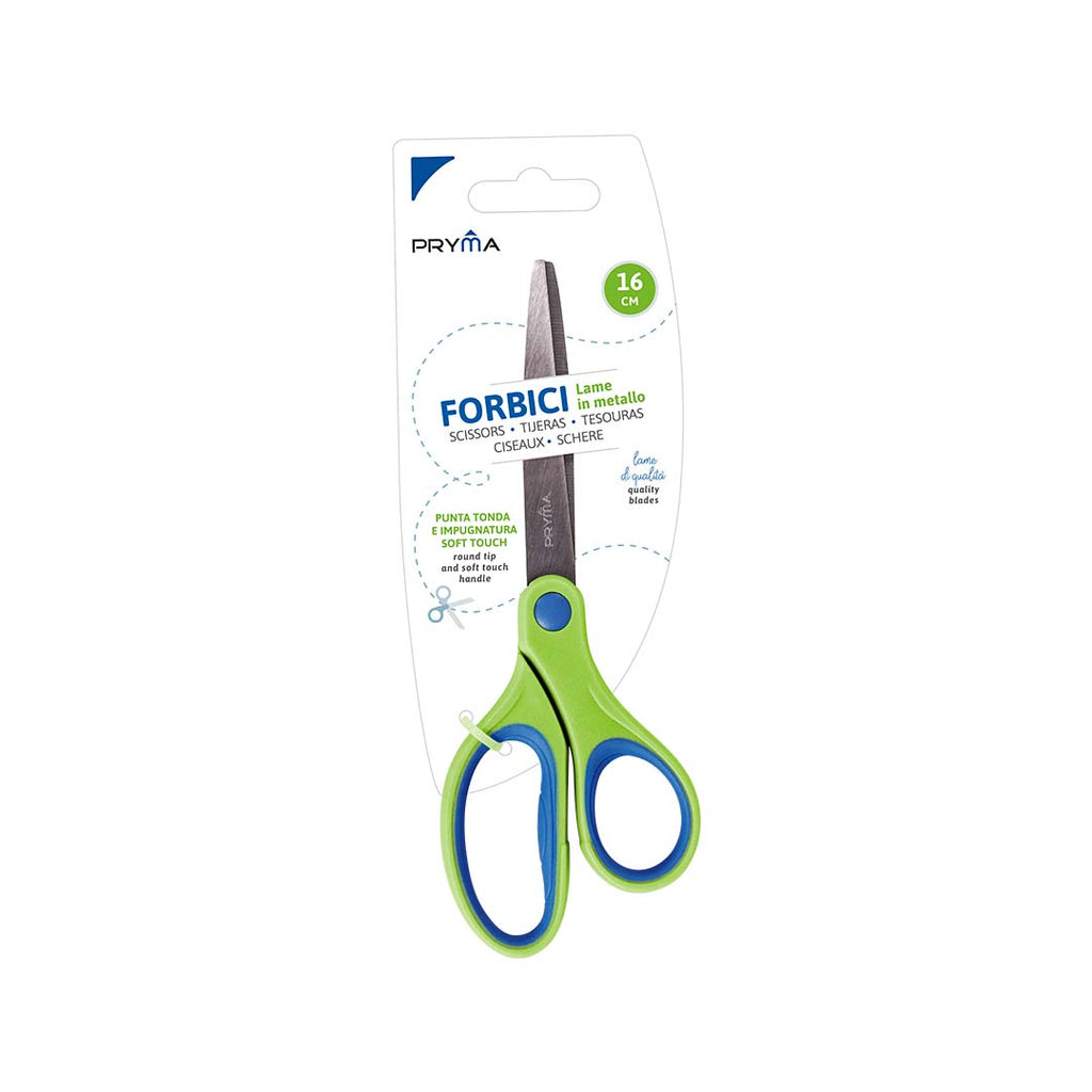Forbici Punta Tonda | 16 Cm - Verde