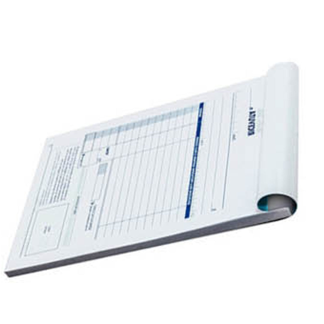 Pryma Blocco Ricevute Sanitarie – 2 Copie Autoricalcanti, 50x50 Fogli, Formato 23x15 cm, Ideale per Studi Medici e Professionisti
