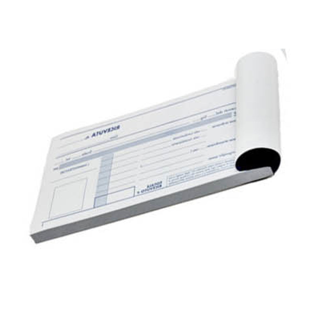 Pryma Blocco Ricevute Condominio – 2 Copie Autoricalcanti, 50x50 Fogli, Formato 17x10 cm, Ideale per Amministratori Condominiali
