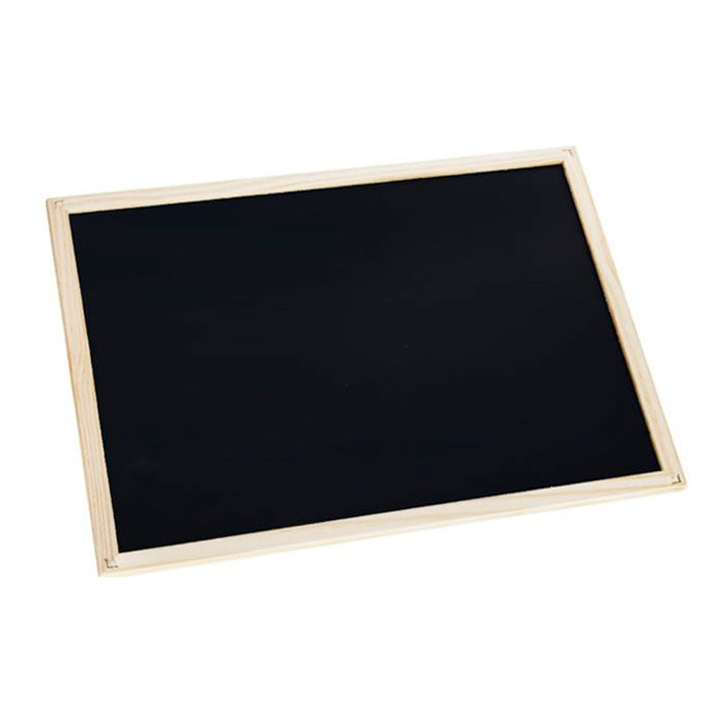 Pryma Lavagna Nera 25x35 cm con Cornice in Legno – Lavagna da Parete o Tavolo per Casa, Scuola, Bar e Ristoranti – Ideale per Appunti, Disegni, Menu e Decorazioni