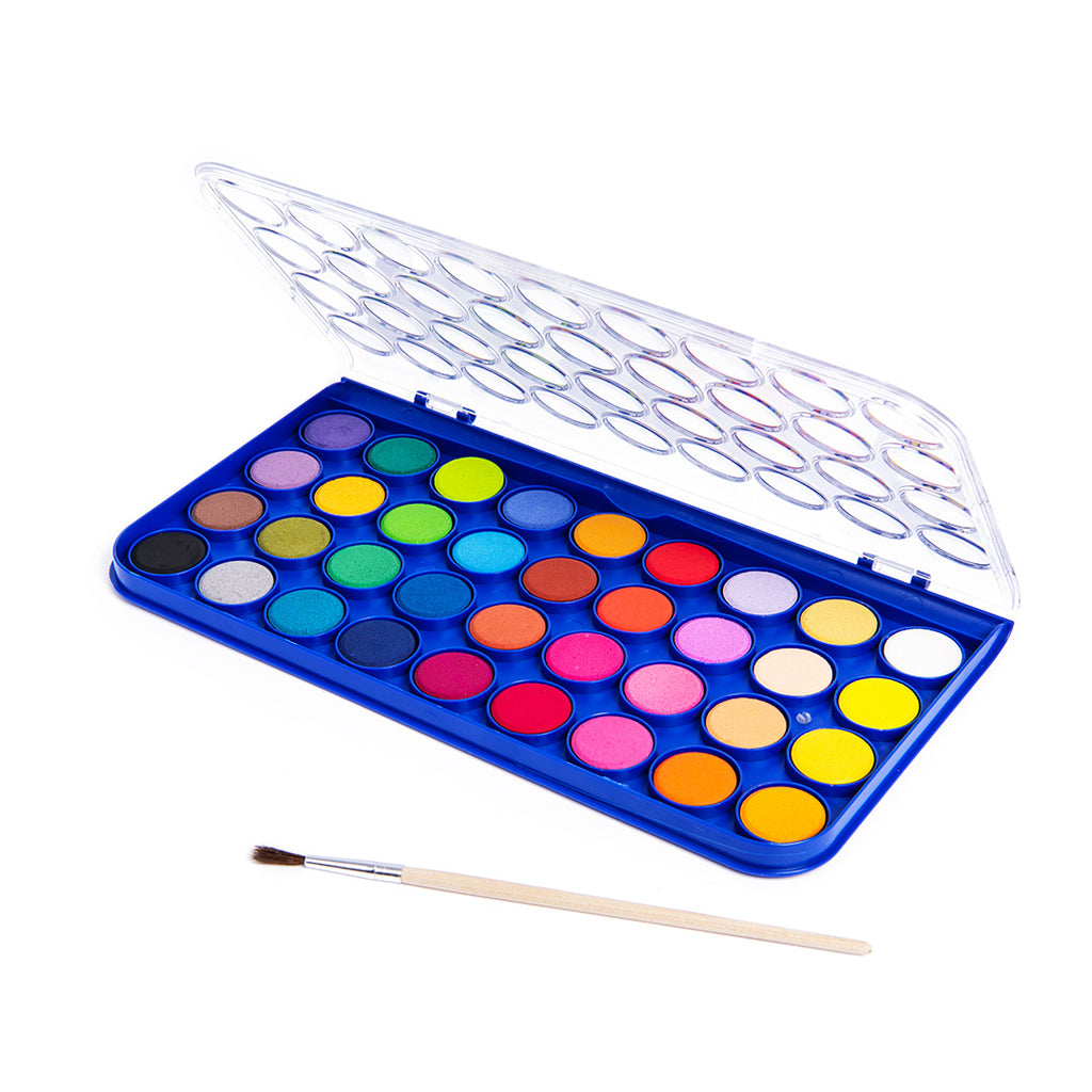 Acquerelli Colori Brillanti | 36 Colori Con Pennello