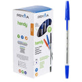 Pryma Handy Penna Sfera Punta Media 1 Mm Confezione da 50 Penne Color Blu