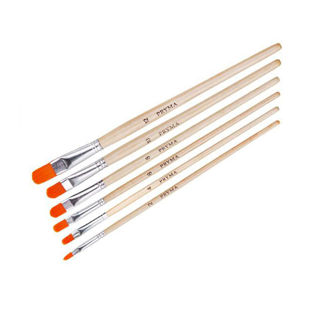 Set Pennelli Da Pittura Punta Tonda | 6 Misure