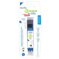 Pryma Reset Penna Cancellabile Termica, Ricaricabile, Inchiostro Gel, Tappo Clip 0.7 Mm, per Scuola e Ufficio (Nero, Ricariche)