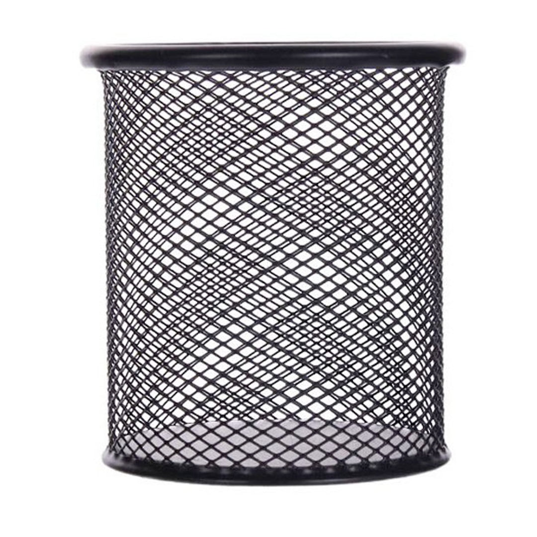 Pryma Portapenne di Metallo Tondo 90X98 Mm Nero