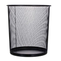 Pryma Cestino Rete in Metallo 24x29,5x33,5 Cm Nero - Cestino Elegante e Resistente per Casa, Ufficio ed Esterni