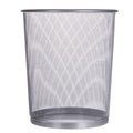 Pryma Cestino Rifiuti a Rete Metallico 19x23x27 cm Argento - Cestino Elegante e Resistente per Casa, Ufficio ed Esterni