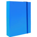 Pryma Cartella 3 Lembi con Elastico Piatto D7 25x34 cm – Cartellina Porta Documenti Rigida A4 – Made in Italy – Perfetta per Scuola, Ufficio e Casa (Azzurro)