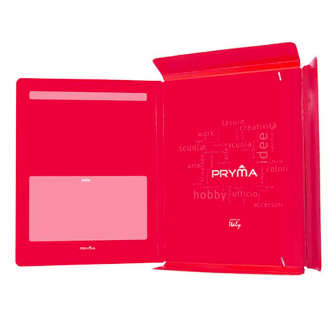 Pryma Cartella 3 Lembi con Elastico Tondo D1 26x35 Cm – Cartellina Porta Documenti Rigida – Made in Italy – Perfetta per Scuola, Ufficio e Casa