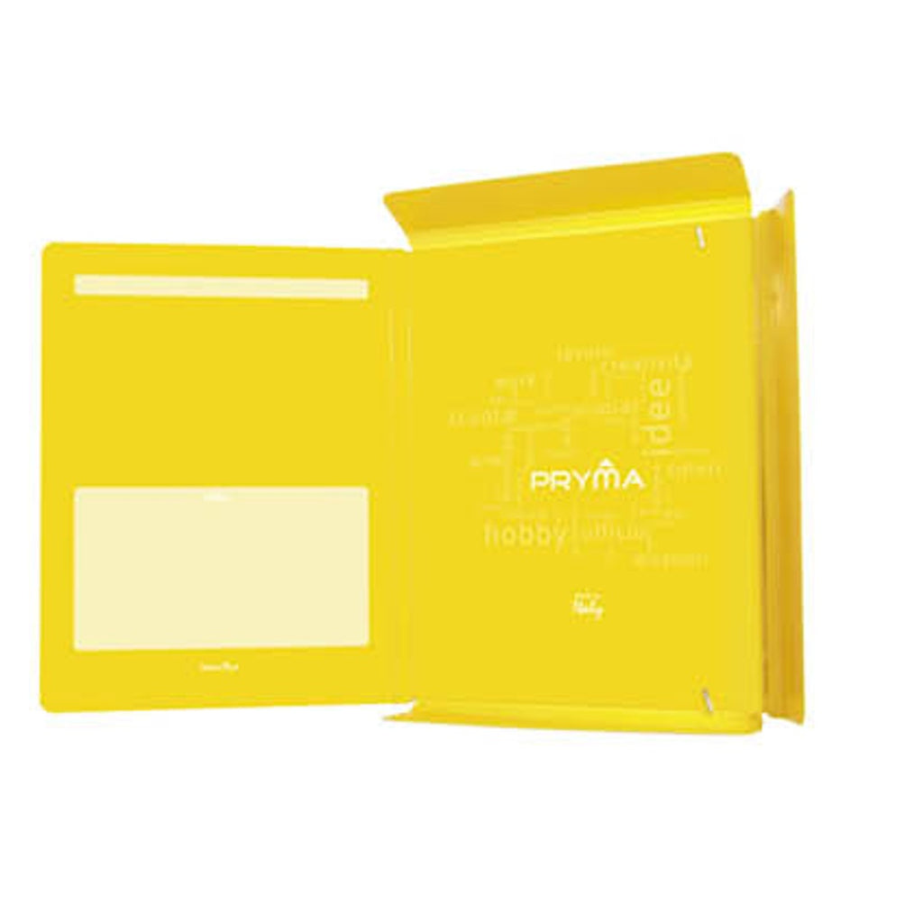 Pryma Cartella 3 Lembi con Elastico Tondo D1 26x35 cm – Cartellina Porta Documenti Rigida – Made in Italy – Perfetta per Scuola, Ufficio e Casa