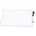 Pryma Lavagna Bianca Magnetica con Cornice in Alluminio – Mini Whiteboard da Parete o Appoggio con Pennarello Magnetico e 2 Cancellini (25x35 Cm)
