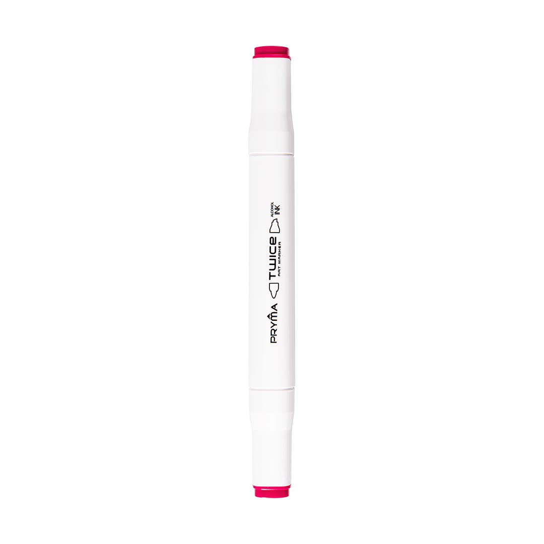 Marcatore Twice | Col. 3 - Rose Red (Doppia Punta 1Mm-6Mm)