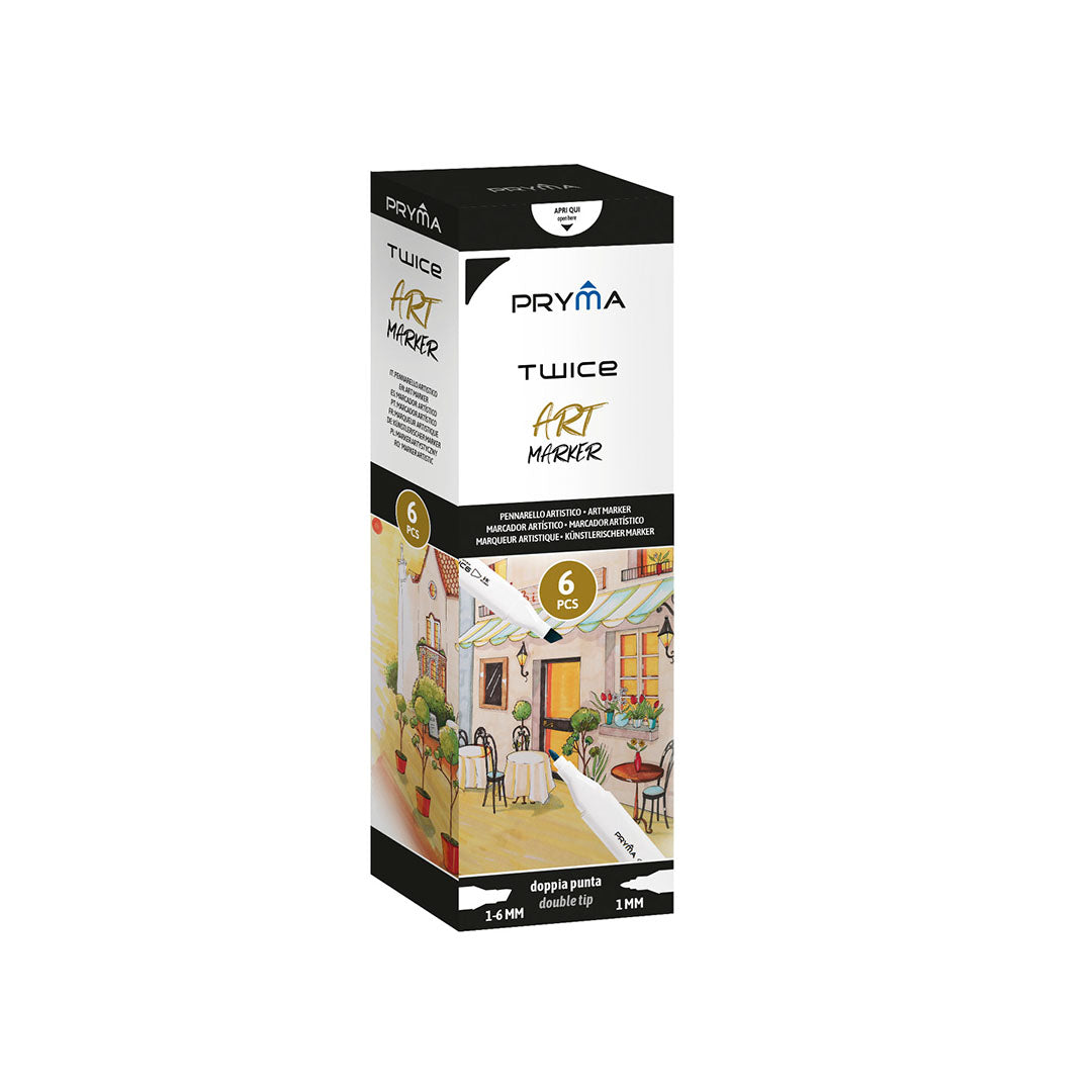 Marcatore Twice | Col.99 - Bronze (Doppia Punta 1Mm-6Mm)