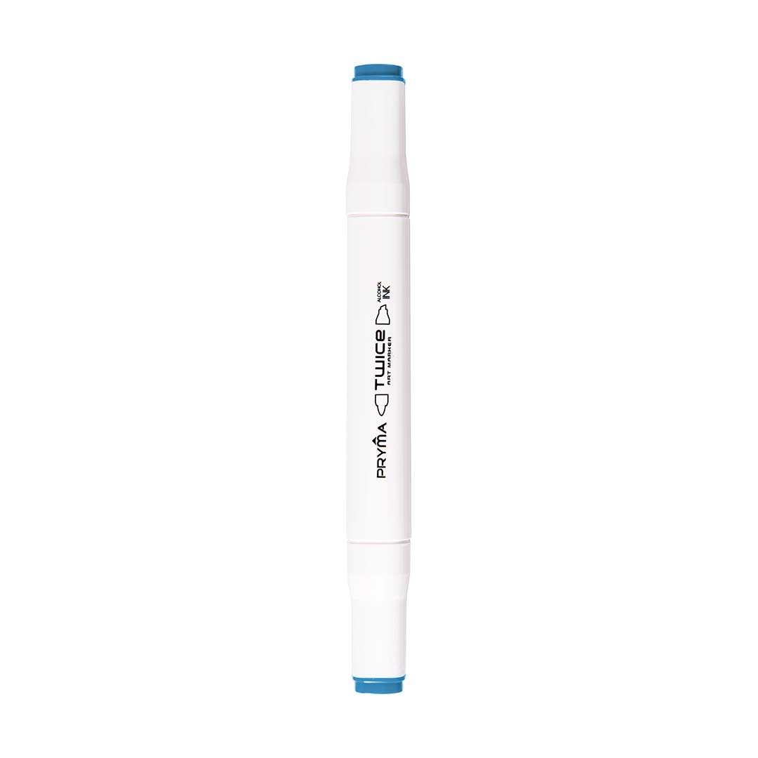 Marcatore Twice | Col. 69 - Prussian Blu (Doppia Punta 1Mm-6Mm)