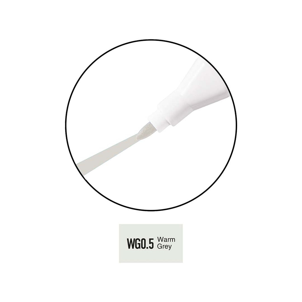 Marcatore Twice | Col. Wg0,5 - Warm Grey (Doppia Punta 1Mm-6Mm)
