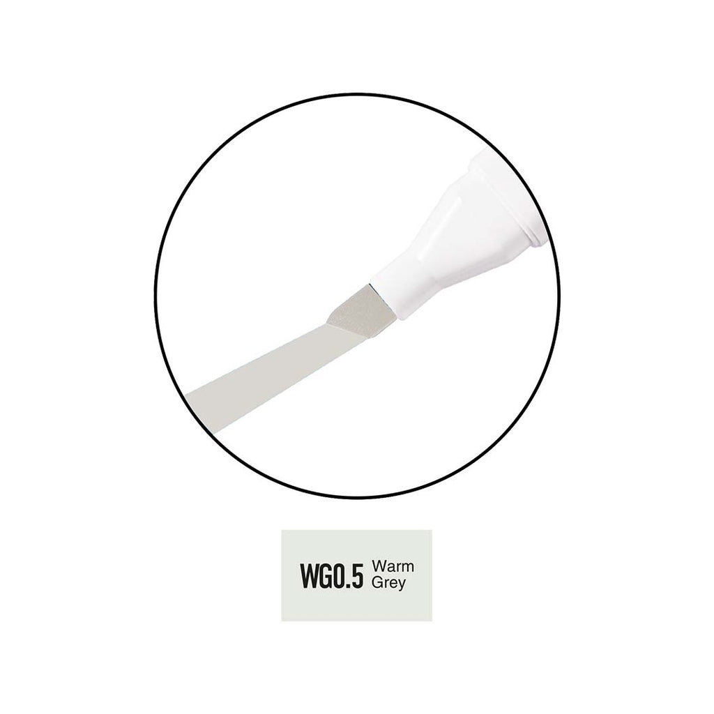 Marcatore Twice | Col. Wg0,5 - Warm Grey (Doppia Punta 1Mm-6Mm)