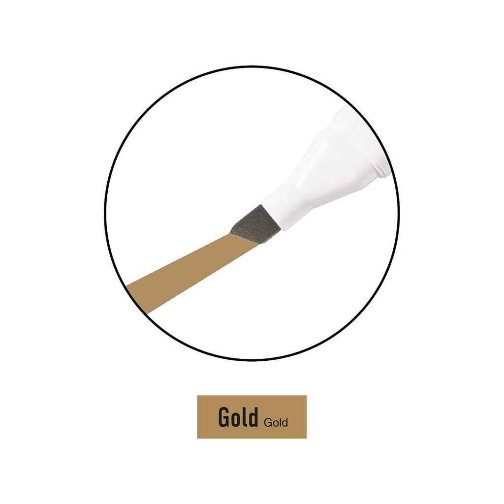 Marcatore Twice | Col. G - Gold (Doppia Punta 1Mm-6Mm)
