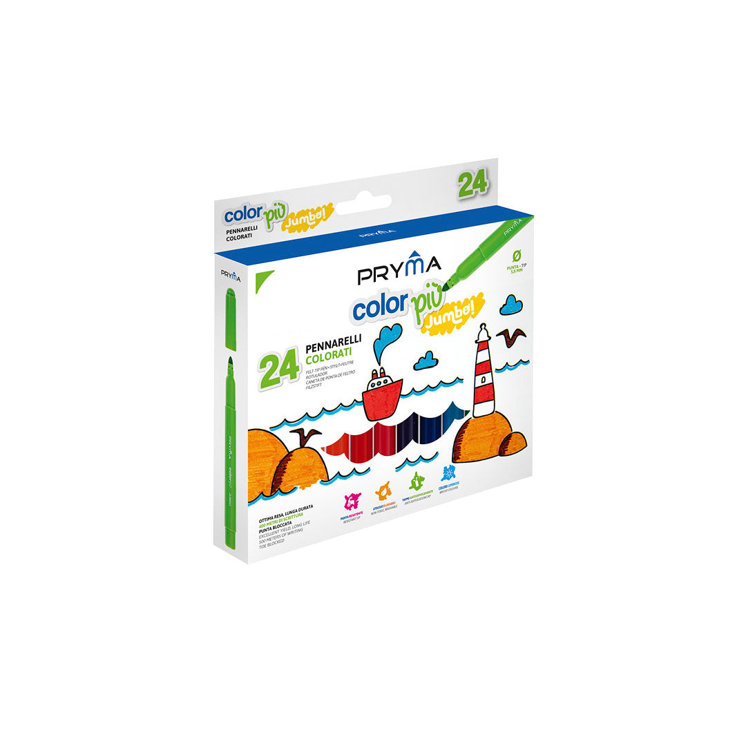 Pennarelli Colorpiu Jumbo 24Pz