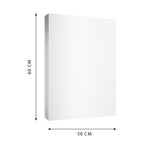 Pryma Tela per Pittura Altezza di 3,6 cm - Tela per Artisti, 100% Cotone, Pronta all'Uso, Ideale per Colori a Olio, Acrilici e Tempere (50x60 cm)