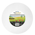 Pryma Tela Tonda da Pittura 20 cm – 100% Cotone – Tela Artistica su Telaio in Legno – Pronta all'Uso per Acrilico, Olio, Tempera