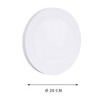 Pryma Tela Tonda da Pittura 20 cm – 100% Cotone – Tela Artistica su Telaio in Legno – Pronta all'Uso per Acrilico, Olio, Tempera