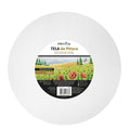 Pryma Tela da Pittura Rotonda - Ø 40 Cm - Ideale per Artisti, Hobby e Decorazione - Superficie Liscia, Alta Qualità, Pronta per Dipingere