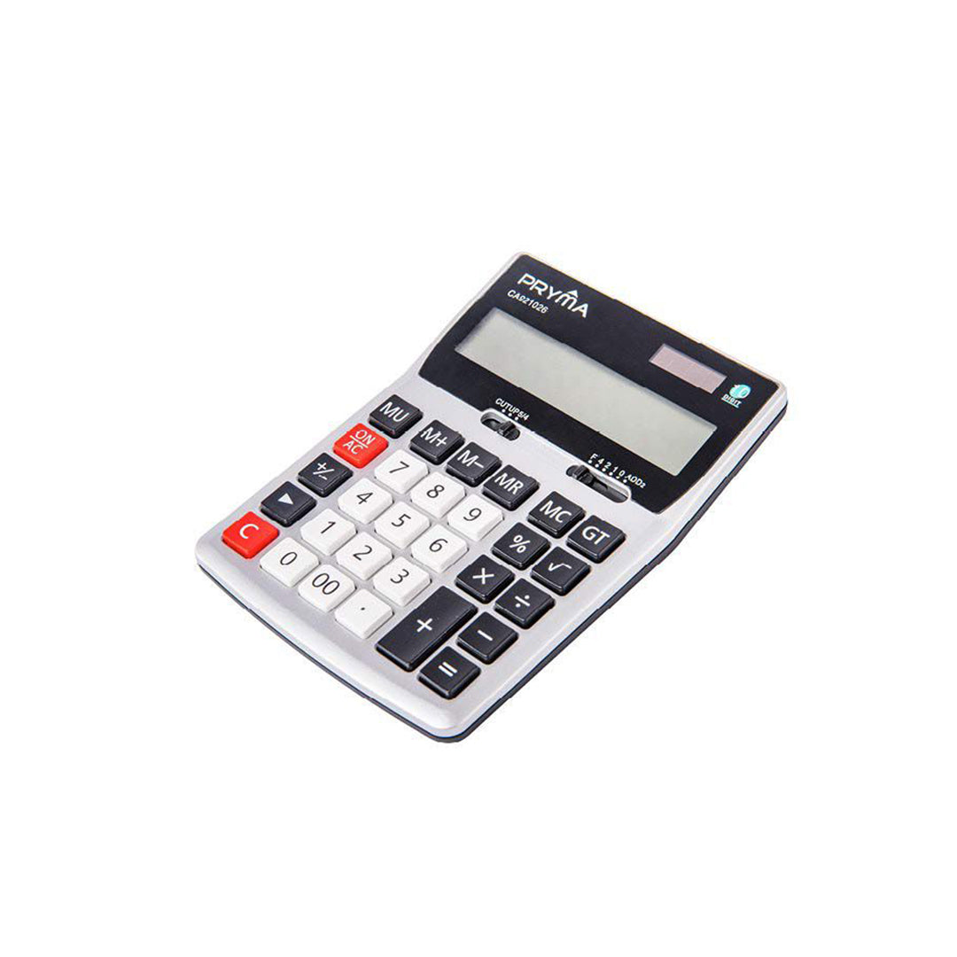 Calcolatrice 10 Cifre 170x122x35 Mm Solare E Batteria