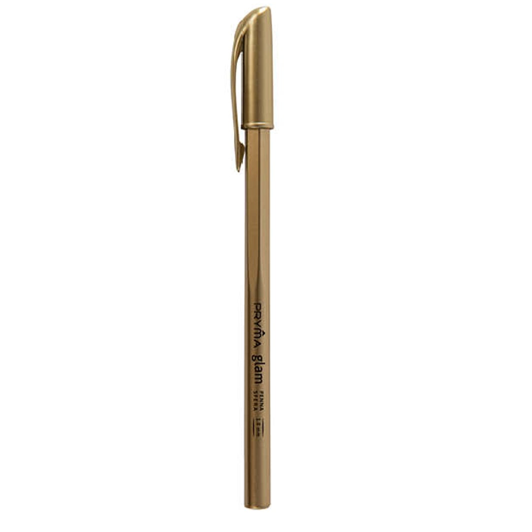Pryma Penna Sfera Glam 1mm – Confezione 50 Penne Eleganti con Scrittura Scorrevole e Design Raffinato (Inchiostro Blu)
