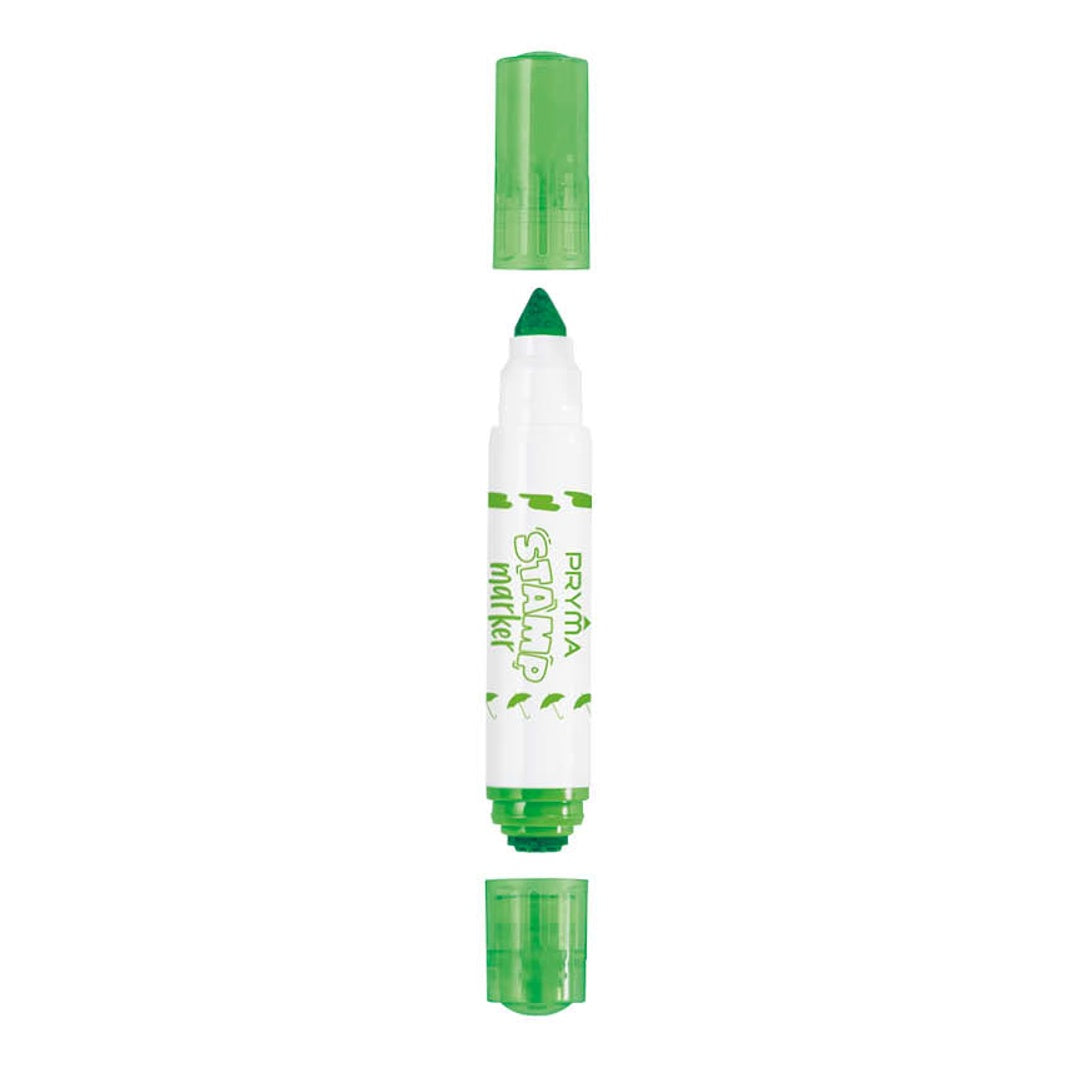 Pryma Stamp - Pennarelli Marker con Timbri e Formine Assortite, Colorati e Atossici per Bambini (6 pezzi)