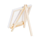 Cavalletto Da Pittura In Legno Con Tela Da 15x15 Cm