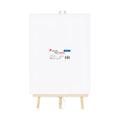 Cavalletto Da Pittura In Legno Con Tela Da 30x40 Cm