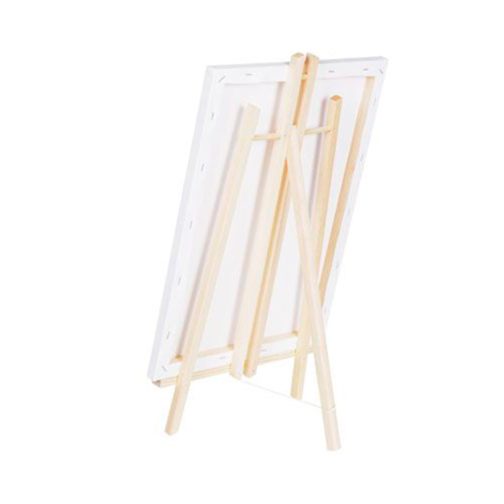 Cavalletto Da Pittura In Legno Con Tela Da 30x40 Cm