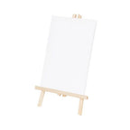 Cavalletto Da Pittura In Legno Con Tela Da 20x30 Cm