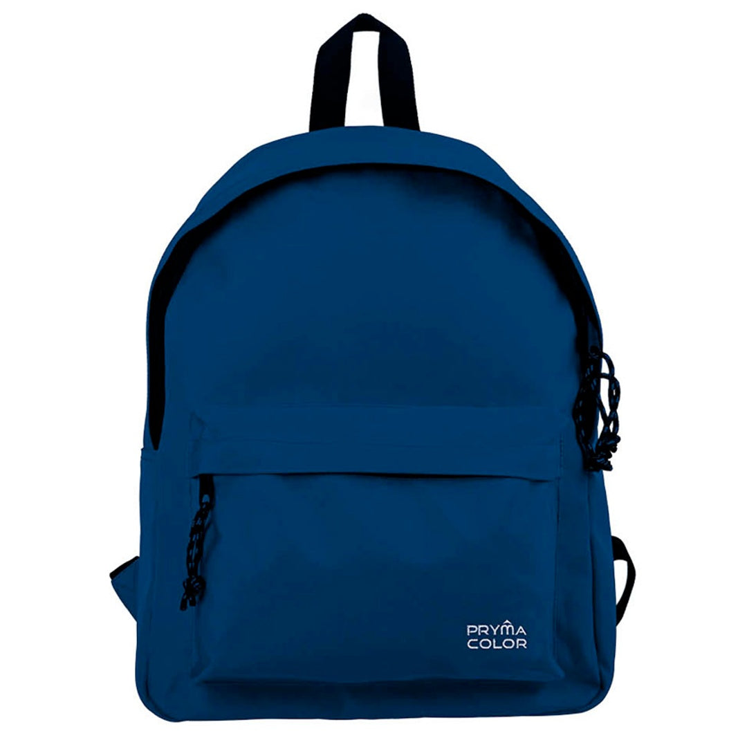Pryma Zaino Scuola e Tempo Libero Blu Scuro | 40x31x15 Cm – Spazioso e Resistente, Ideale per Elementari, Medie e Superiori