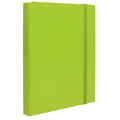 Pryma Cartella con Elastico Piatto 25x35 Cm - Organizzatore Documenti, Design Resistente, Colori Moderni (Verde Chiaro, D3)