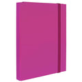 Pryma Cartella D3 con Elastico Piatto 25x35 Cm - Organizzatore Documenti, Design Resistente, Colori Moderni (Fucsia)