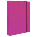 Pryma Cartella con Elastico Piatto 25x35 Cm - Organizzatore Documenti, Design Resistente, Colori Moderni (Fucsia, D5)