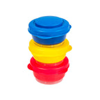 Set Finger Paint - 6 Colori A Dita Con 10 Disegni Pennellino E Mini Palette Per Mescolare