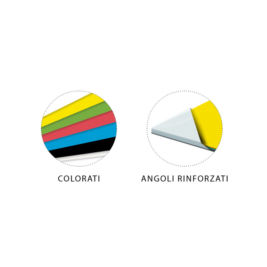 Pryma Album da Disegno P4 Fogli 5 Colori 24x33cm 200g/m²