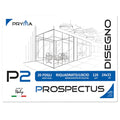 Pryma P2 Album da Disegno A4 (24x33 Cm) - Riquadrato - Carta Liscia 120g/m² - 20 Fogli
