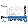 Pryma P4 Album da Disegno A3 – 20 Fogli 220 g/m² – Carta Bianca Spessa per Schizzi, Disegni Tecnici, Matite e Acquerello – Formato 33x48 cm (Fogli Lisci Riquadrati)