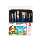 Set Pennelli Pittura Olio 10Pz