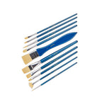 Set Pennelli Pittura Olio 10Pz