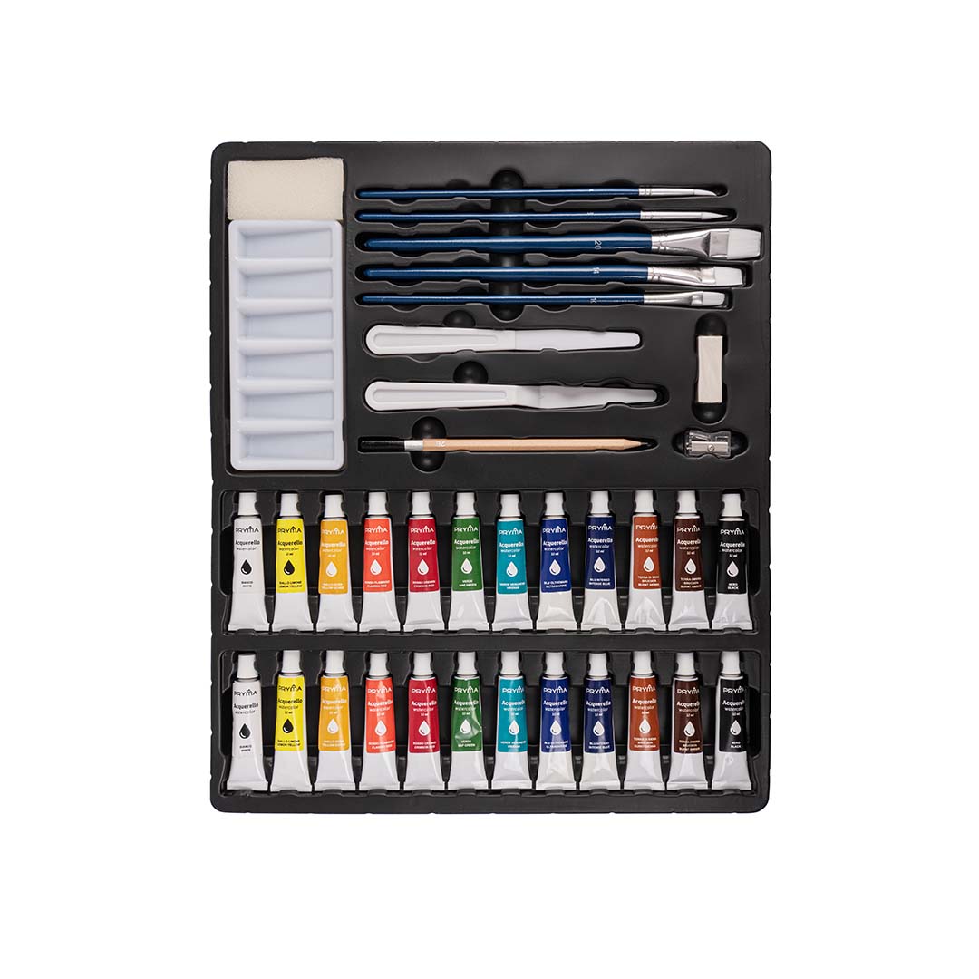Set Artistico Disegno Colore Acquerello 36 pz