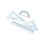 Squadra 45/60° + Riga 20Cm + Goniometro 180°